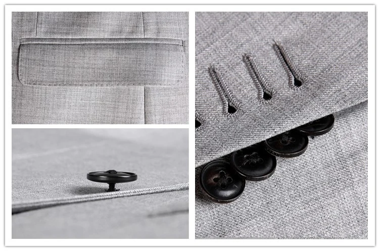 100% Wool Super 110s Two Buttons Notch Lapel Handmade Quality Tuxedo Mens Blazer