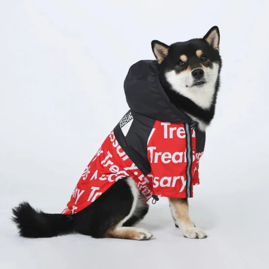 Модная дизайнерская одежда из искусственной кожи и хлопка с застежкой-молнией, подходящая для домашних животных, теплая для зимней собаки