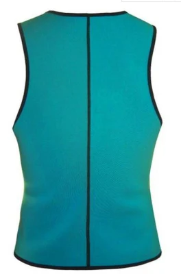 Резиновая жилетка на молнии с высоким потоотделением/пластиковая одежда для мужчин