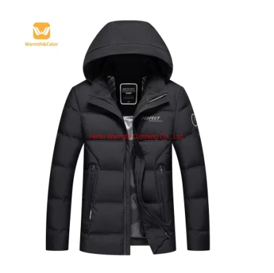 Мужские зимние пуховые куртки на заказ для мужчин, пуховые пальто с капюшоном, зима 2022