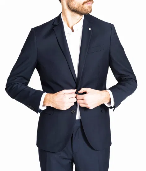 OEM оптовая настройка полиэстер вискоза 2 шт. мужской деловой костюм для офиса, свадебной и праздничной одежды